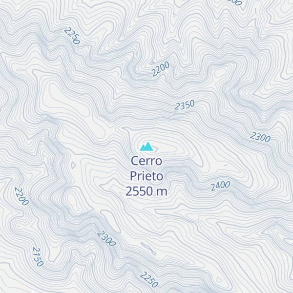 Map of Cerro Prieto