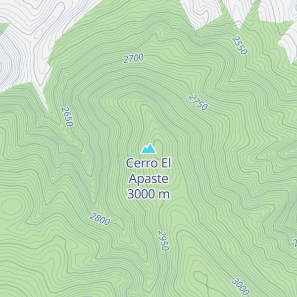 Map of Cerro El Apaste