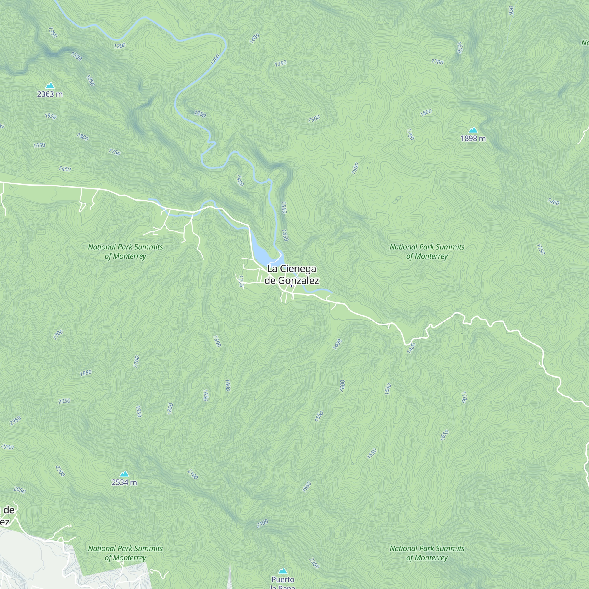 Cabañas el Paraiso map