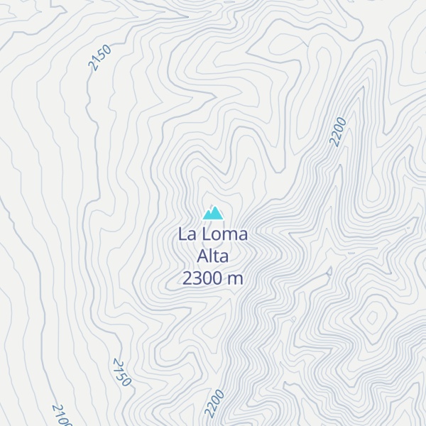 Map of La Loma Alta