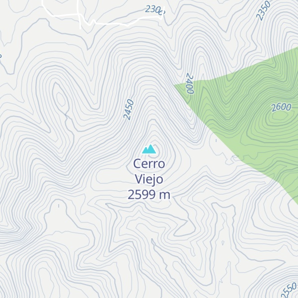 Map of Cerro Viejo