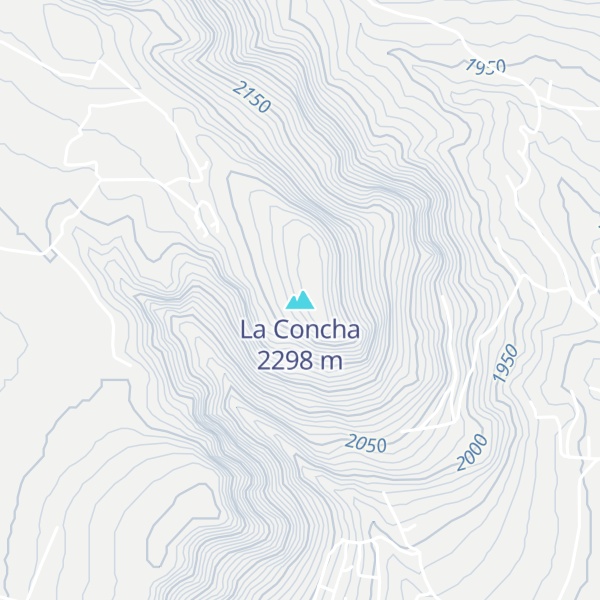 Map of La Concha
