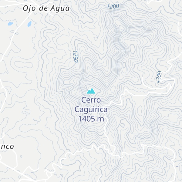 Map of Cerro Caguirica