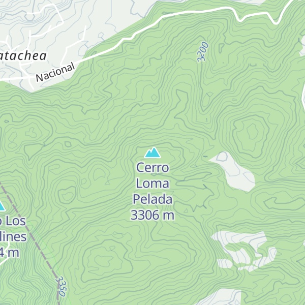 Map of Cerro Loma Pelada