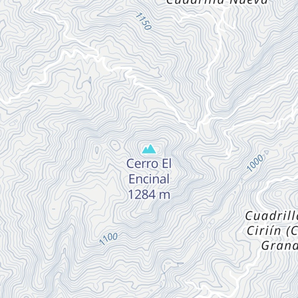 Map of Cerro El Encinal