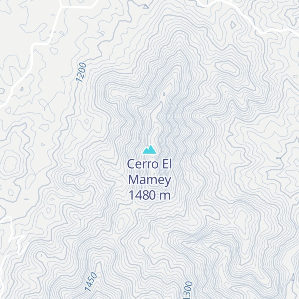 Map of Cerro El Mamey