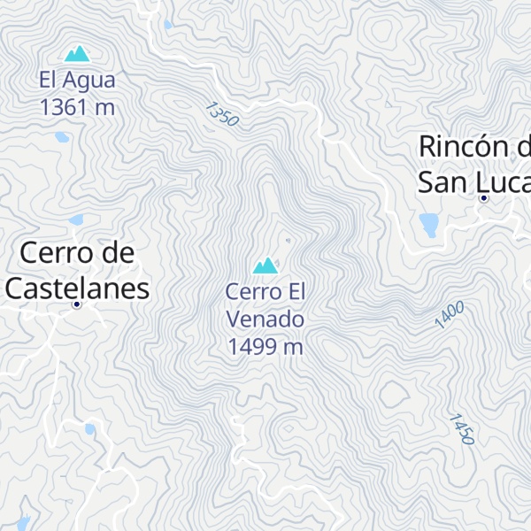 Map of Cerro El Venado