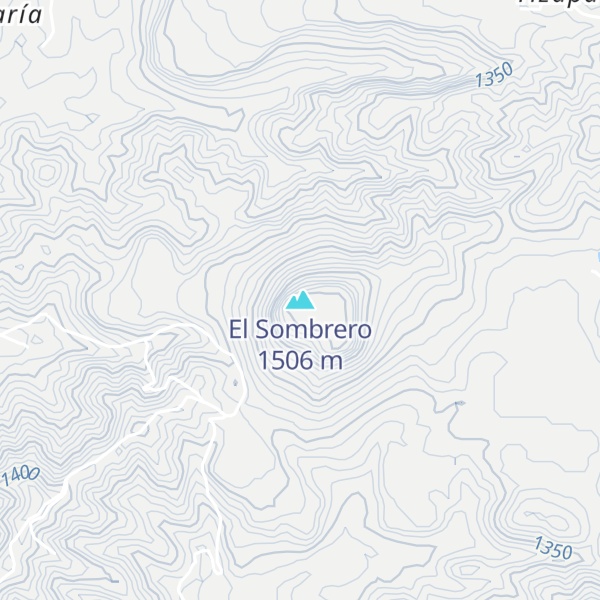 Map of El Sombrero