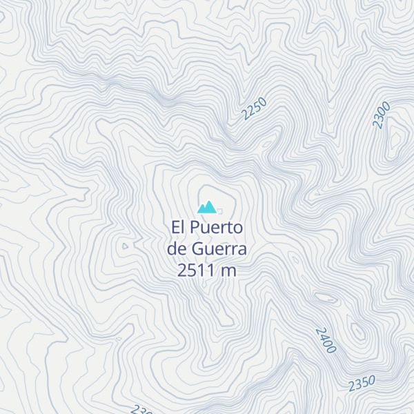 Map of El Puerto de Guerra