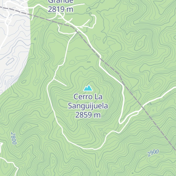 Map of Cerro La Sanguijuela