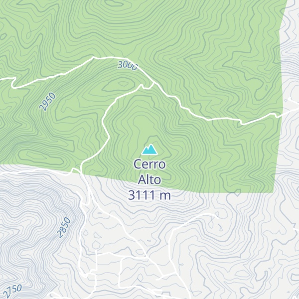Map of Cerro Alto