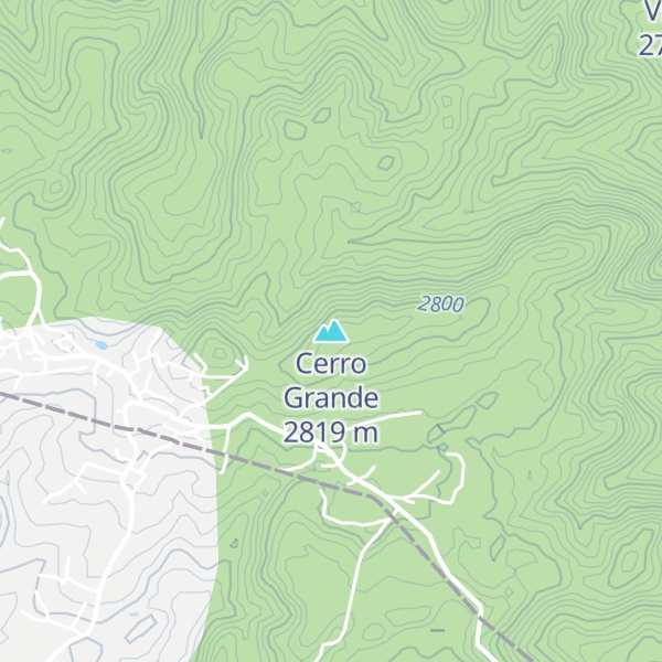 Map of Cerro Grande