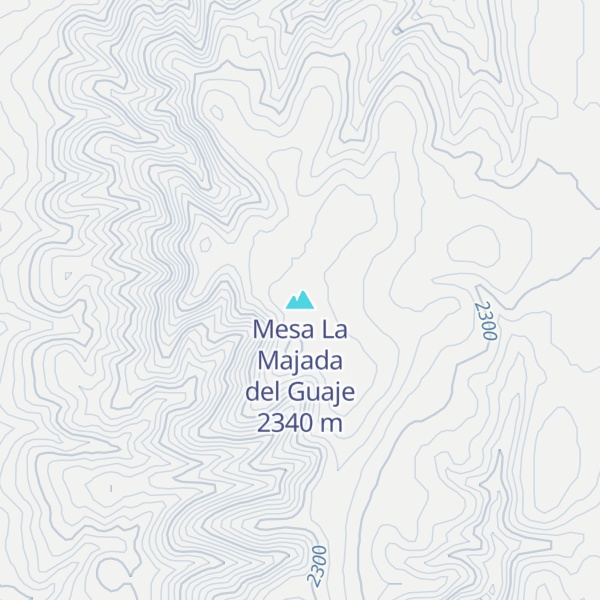 Map of Mesa La Majada del Guaje