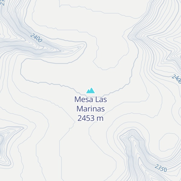 Map of Mesa Las Marinas