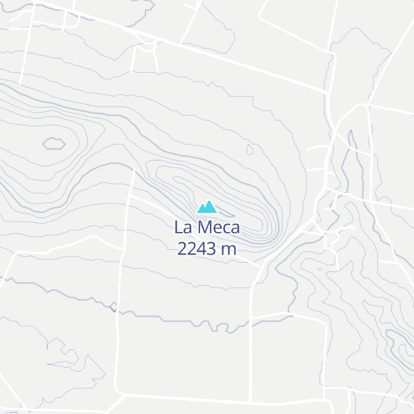 Map of La Meca