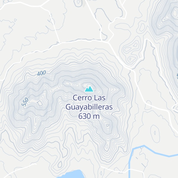 Map of Cerro Las Guayabilleras