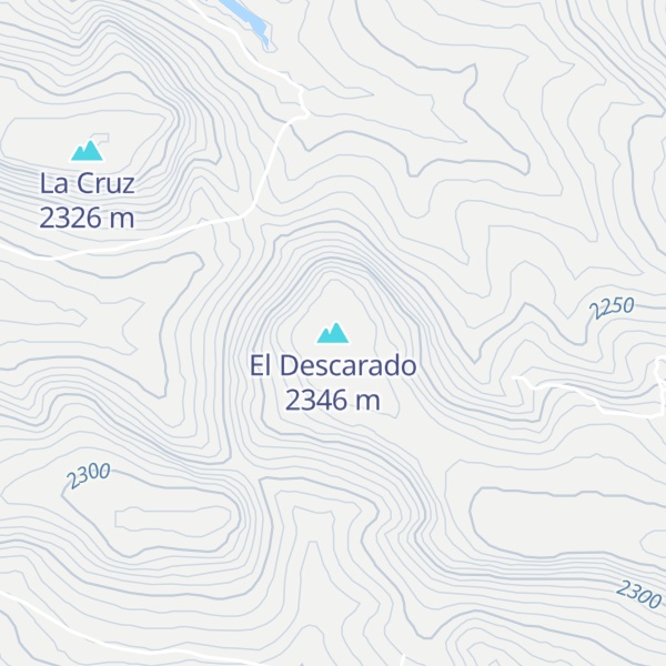 Map of El Descarado