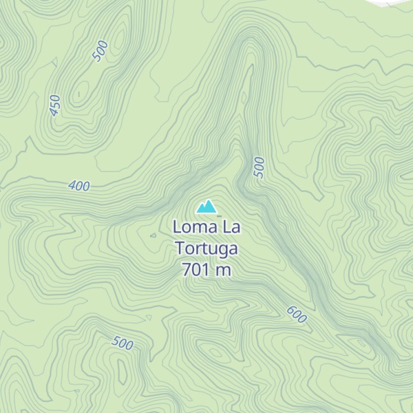Map of Loma La Tortuga