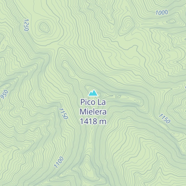 Map of Pico La Mielera