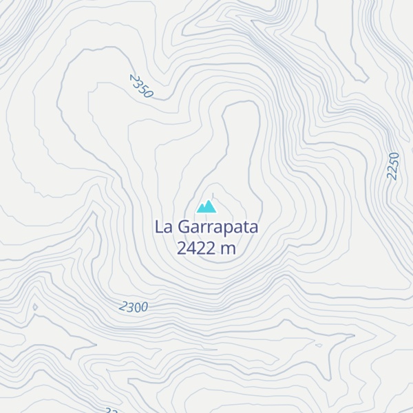 Map of La Garrapata