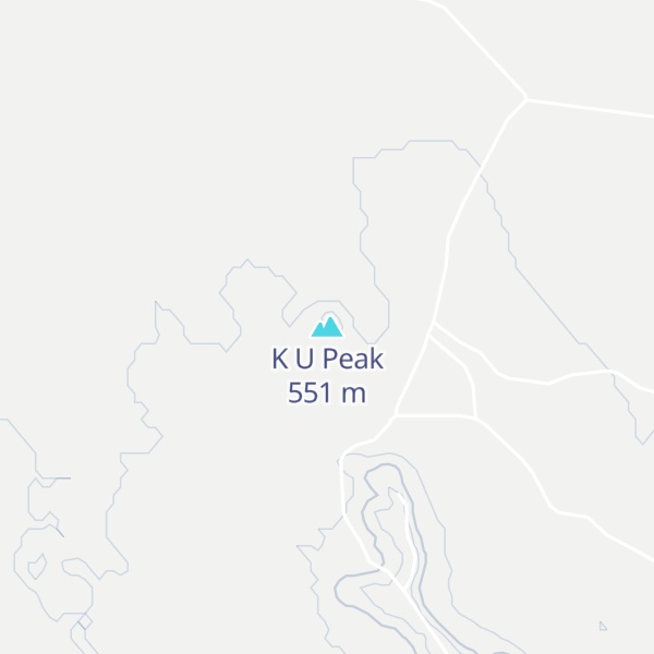 Map of K U Peak