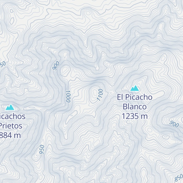 Map of Cerro Manguaxcles