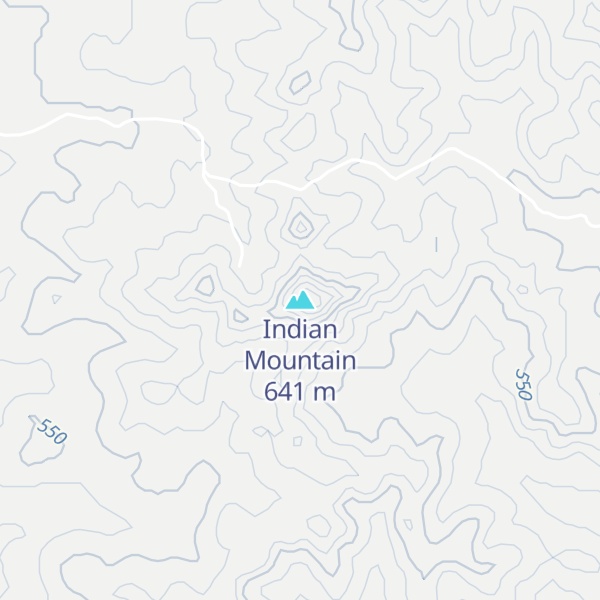 Map of Indian Mountain