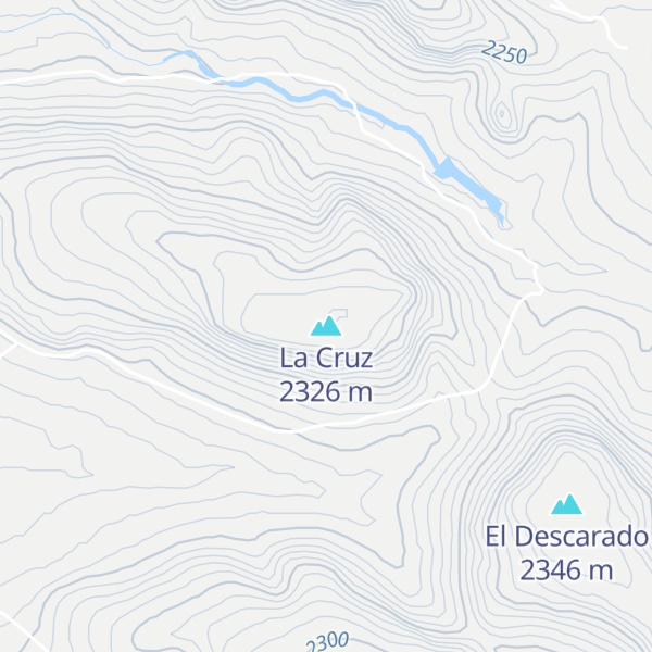Map of La Cruz