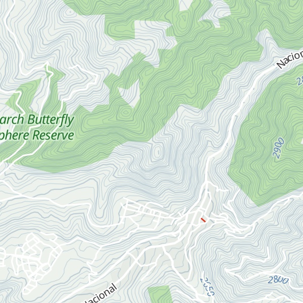 Map of Cerro Guadalupe