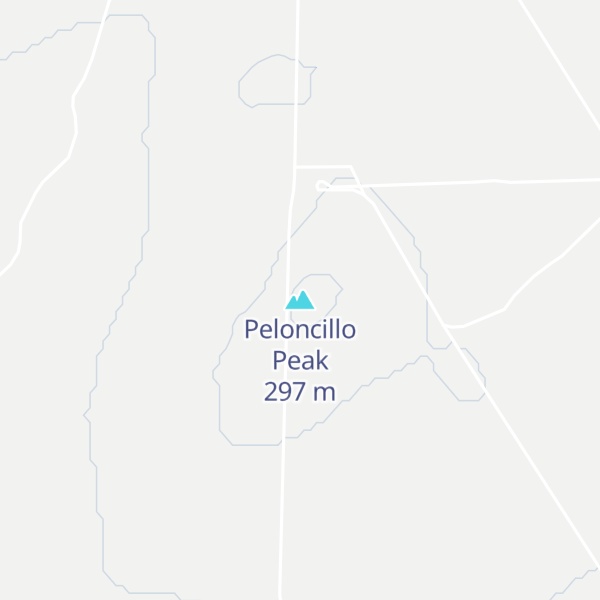 Map of Peloncillo Peak