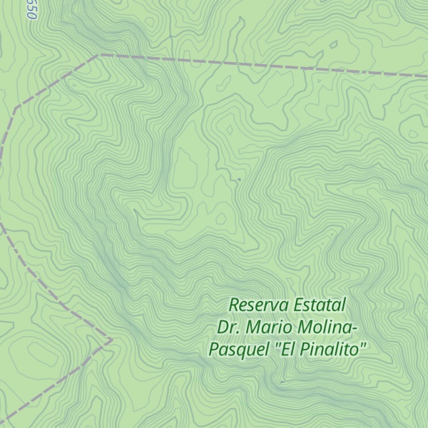 Map of Cerro El Pinalito