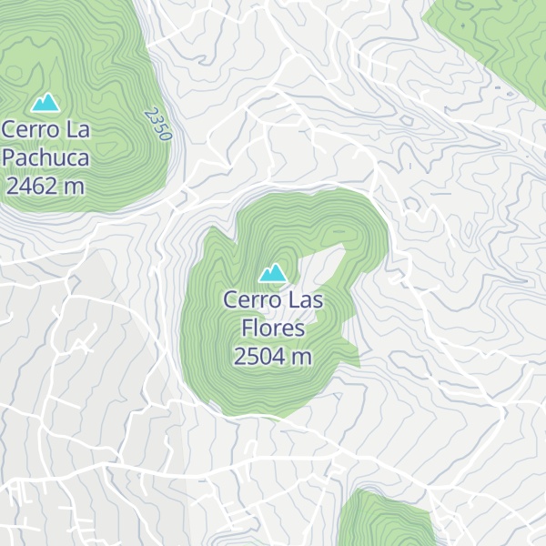 Map of Cerro Las Flores