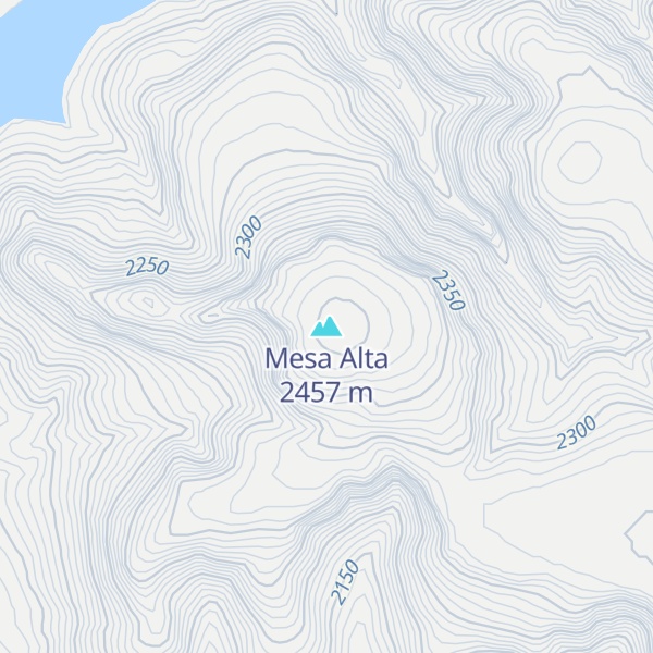 Map of Mesa Alta