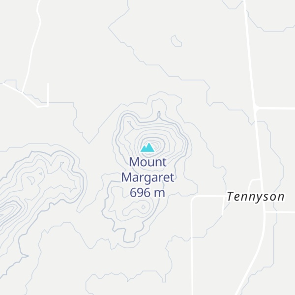 Map of Mount Margaret
