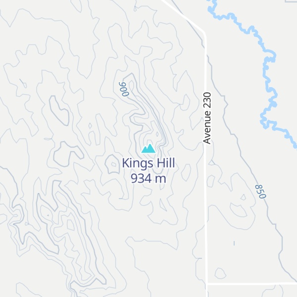 Map of Kings Hill