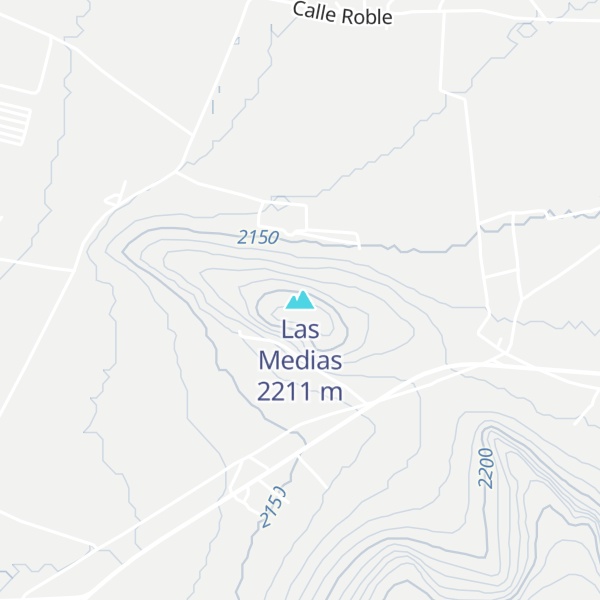 Map of Las Medias