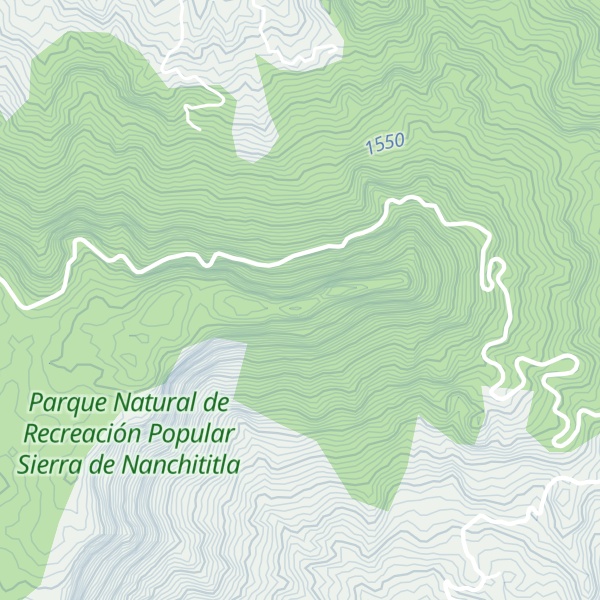 Map of Cerro La Nariz