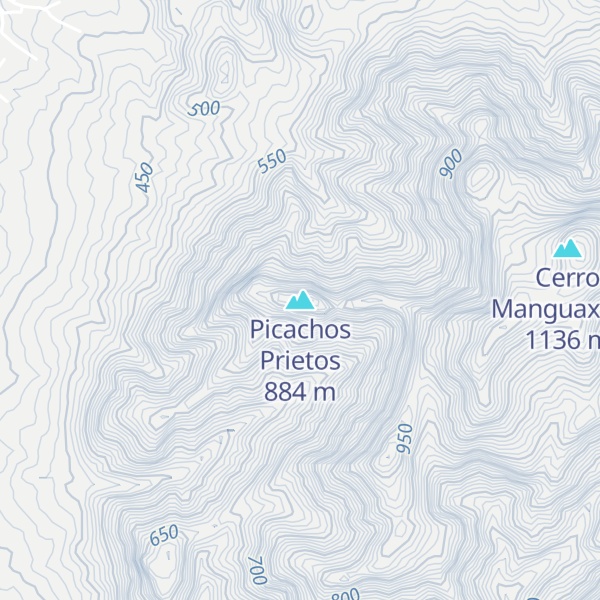 Map of Picachos Prietos