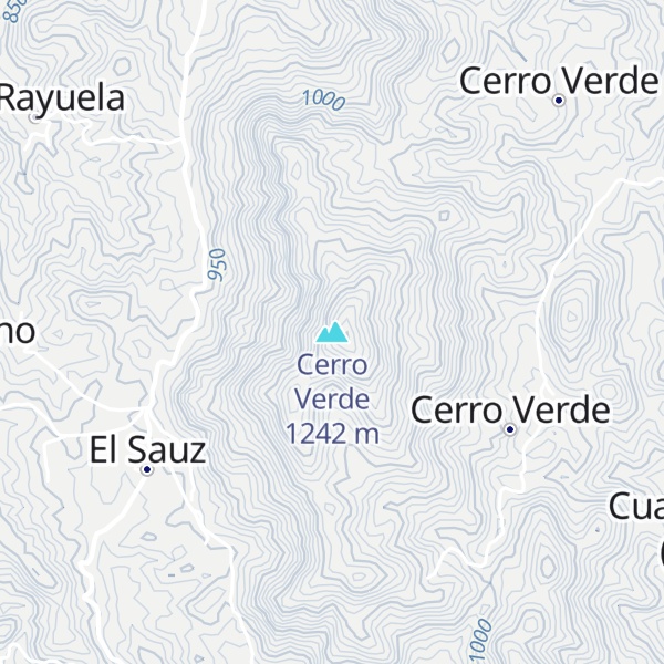 Map of Cerro Verde