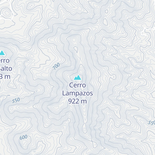Map of Cerro Lampazos