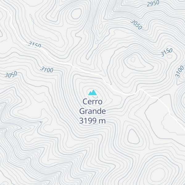 Map of Cerro Grande