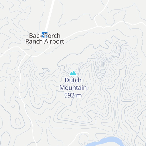 Map of Dutch Mountain