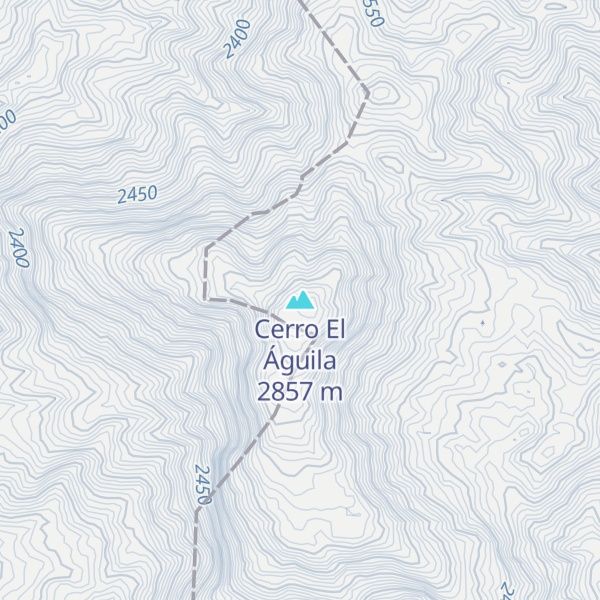 Map of Cerro El Águila