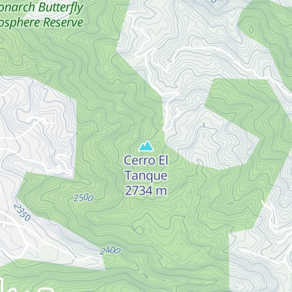 Map of Cerro El Tanque