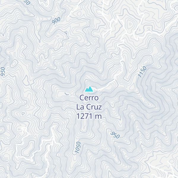 Map of Cerro La Cruz