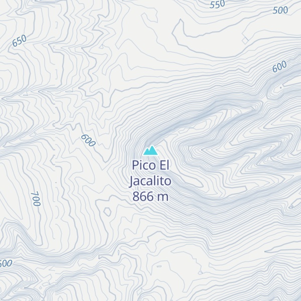 Map of Pico El Jacalito