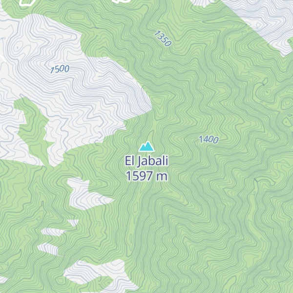 Map of El Jabali