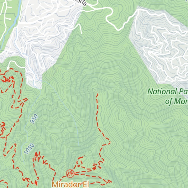 Map of Pico Lobos