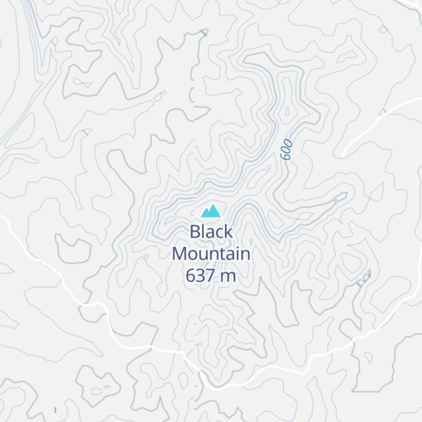 Map of Black Mountain