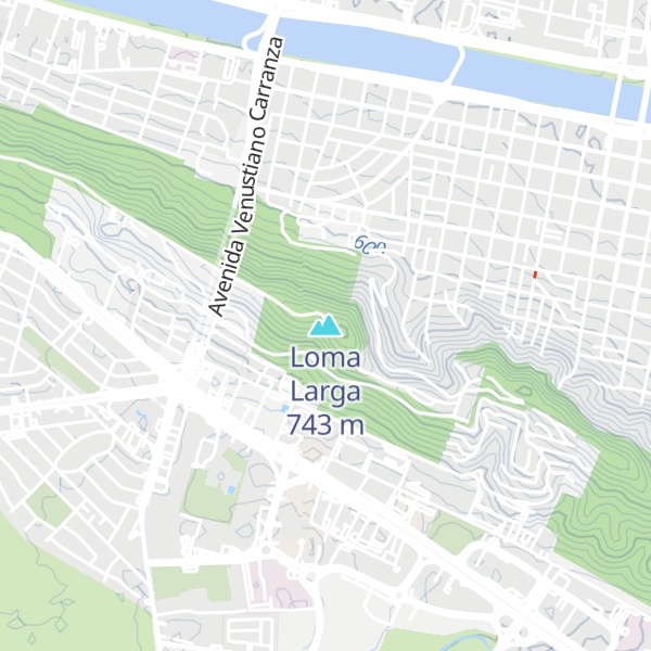 Map of Loma Larga